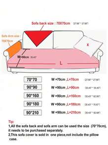 1 pieza Alfombra de sofá bohemia con diseño fresco, cojín de asiento fresco de verano, funda antideslizante para respaldo, toalla resistente a arañazos de gato, apta para sofás en L y sofás de 1/2/3/4 plazas