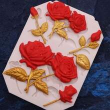 DIY Rose Silicone Mold For Resin Candle Soap Craft Decor