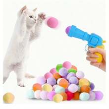 Battery-Free Interactive Cat Launcher Training Set - Indoor Exercise Toy For Cats | Strengthen Owner-Pet Bond | Fun Auto-Launch Design | Ideal For Boredom Relief, Weight Management & Training