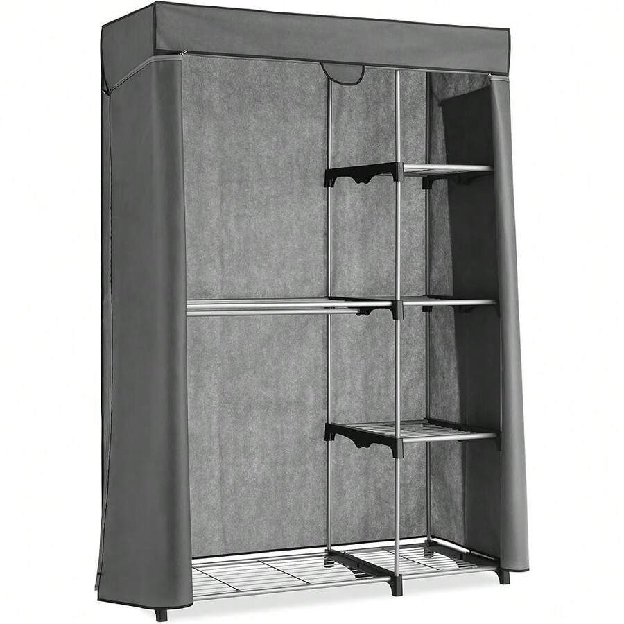 New-15 Deluxe Utility Clot - 5 Extra Strong She - Removable Cover - Grey 45.24 L x 19.29 W x 68 H - View 1