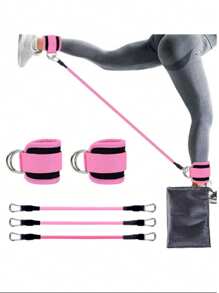 1 pièce Sangle de cheville pour exercices des jambes et des fesses, menottes de cheville de résistance pour rack de squat et ponts fessiers, salle de gym
