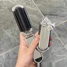 1pc, Foldable Small Comb, With Removable Mirror, Suitable For All Hair Types, Portable, Travel Set Mother's Day Flowers,Personalized Gifts For Mom,Last Minute Gifts,Mother's Day Ideas,Mothering Sunday Gifts,Handmade Cards For Mum,Best Mother's Day Gifts Under $50