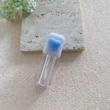 1個 4ml 化妝品塑料空唇彩管 粉白色方形液體口紅瓶 附心形圖案 - 彩色 - 查看 9