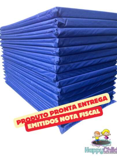 1 Colchonete Para Escolas E Creches  90x40x3 com Espuma Macia Impermeável Compacto D23