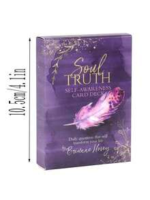 灵魂真相神谕卡、精神意识塔罗牌、塔罗牌、神谕卡、大富翁、天使卡、棋盘游戏、精神礼物、有意义的塔罗牌、粉色塔罗牌、塔罗牌、神谕卡、纸牌游戏、天使卡、冥想、派对游戏卡