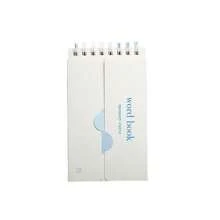 1 pezzo/ (1+4) Set Diario creativo con parole a curva di memoria, strumento di apprendimento vocaboli per studenti con panello parole, taccuino piccolo portatile, doppia copertina, carta spessa senza sbavature, blocco notes tascabile, planner, diario