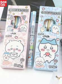 1pc/4pcs Bandai, Stationery, Cute Gel Pen Set, Gel Ink Ballpoint Pen, Creative Cartoon Neutral Pen, 0.5mm Fine Black Ink, Student Signature Pen, Multi-Color Signature Pen, Plastic Materials, Ergonomic Design, Various Cute Design Stationery Supplies, Suitable For School And Office Supplies Gifts, The Perfect Party Gift Birthday Surprise Gift, Is An Ideal Choice For Christmas, Halloween, Thanksgiving Gifts., School Supplies, Back To School