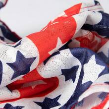 Fitwarm Dog Sunflower Dress, Dog Clothes Small Dogs Girl, Pet Apparel, White, Yellow, Red, Large - Patriotic - View 10