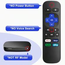2 Pack Replacement Remote Control For Roku Express For Roku Premiere For Roku Box For Roku Player For Roku 1 2 3 4 NOT For Stick Or TV65hj - 福羅庫 - 查看 5