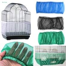 1pc Birdcage Cover Mesh Cloth, Dustproof Net Cover For Small, Medium, Large Cages, Perfect For Parrot And Canary Cages - Multicolor - View 1
