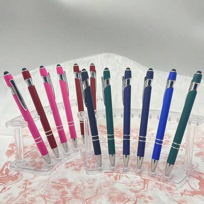 6-Fach Klarsichtständer - Kunststoff Stifthalter, Ausstellungsständer, Pinselorganizer, geeignet für Büro, Zuhause und Schule Artikel, Schulanfang