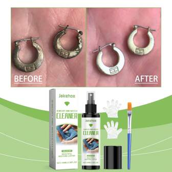 1pc 100ml Jewelry Cleaning Spray For Rings, Necklaces, Jewelry, Brightening, Refurbishing, Decontamination, Maintenance And Cleaning