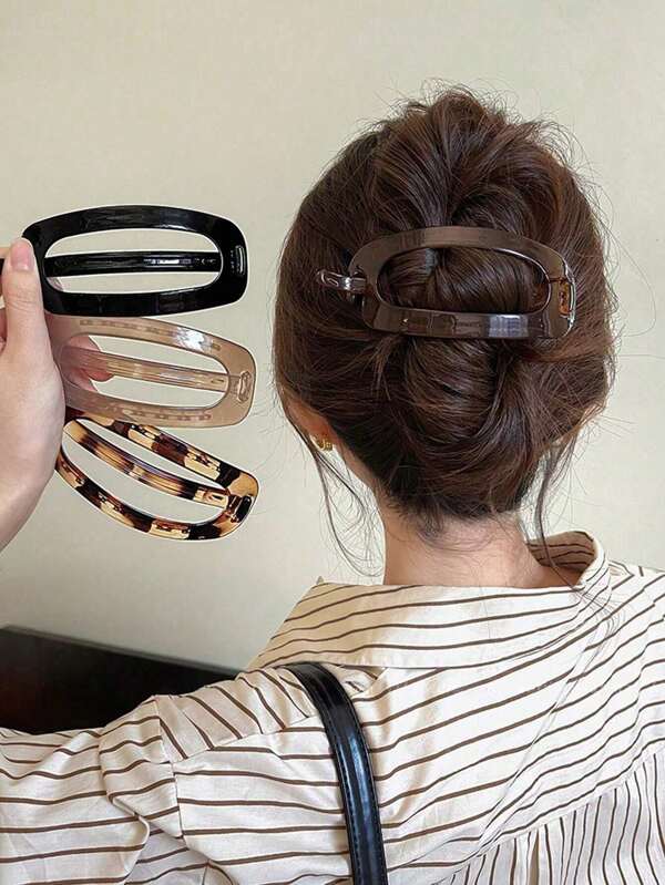 4 Stück/1 Stück Damen 12 cm/4,72 Zoll große, leuchtende Jelly-Farben Schwarz, Braun, Bernstein, leichte Kunststoff-Haarspangen, modische, vielseitige, hochwertige, elegante, schlichte minimalistische einfarbige Haarzubehör, geeignet für täglichen Ausgang, Lässig, Party, Pendeln, Dutt, Haarwäsche, Make-up, Outfit-Koordination, Haarzubehör, Haarstyling-Tools, Locken-Accessoire, Herbst, Reisen, Haarstyling-Tools, Accessoires für Frauen, Haarsachen, Herbst, Haarzubehör für Frauen, Haarzubehör für Frauen, Haarstyling-Tools, Haarsachen, Sachen, Schönheitszubehör, Geschenke, Reisen, Geschenke für Frauen, Haarsachen, Strumpfstopfer