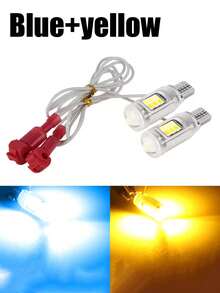 2pcs Motorcycle Turn Signal Light T15 Motorcycle Lights Dual Contact Lamp LED Parking Bulb Width Lamps Colorful Tail Lighting - Multicolor - View 10