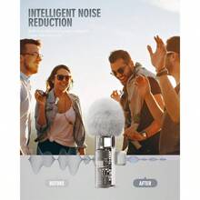 3 In 1 Wireless Lavalier Microphones For IPhone IPad Android Camera USBC Microphone 7Hour Battery Mini MicrophoneCrystal Clear Sound Quality For Recording   White 69wq - 白色 - 查看 3