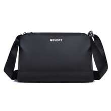 Men's Casual Crossbody Bag, Multi-Color Options, Multi-Zipper Design Side Bag - Multicolor - View 4