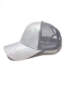 Street 2024 Spring/Summer Camouflage Breathable Lightweight Women Ponytail Cap With Sunshade Net Top(Random Pattern) - A - View 16