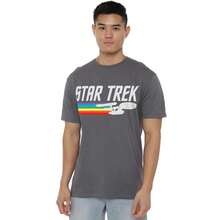 Star Trek Maglietta arcobaleno da uomo (Carbone)