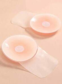 1 Pair Silicone Lift Bra Pasties For Women, Wedding Dress Strap Breast Petals, Summer Invisible Nipple Cover Breast Pads