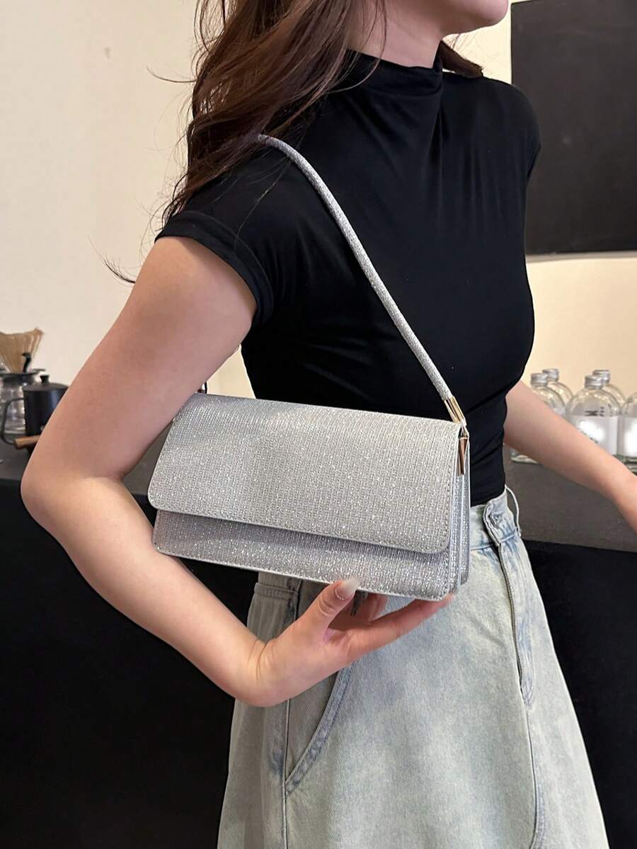 复古撞色豹纹优雅单肩/腋下包，女士豹纹手提包，豹纹强势回归