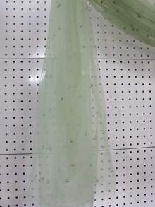 1Pc 1.5/2/3m/0.72*1M Tulle Tablecloth Wedding Birthday Prom Decor Creative Bedroom Living Room Pearl Backdrop Curtain Large Banquet Table Cover Photo Prop