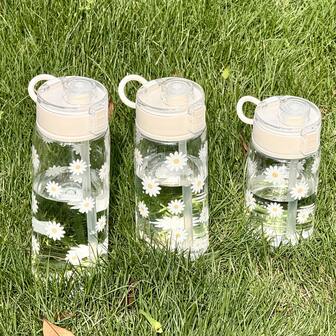 1 件 14 盎司 20 盎司 27 盎司复古饮具 Daisy 可重复使用水瓶 Coquette，冷饮水杯，可重复使用的冰咖啡杯，冰沙瓶，夏季海滩派对，生日，婚礼，周年纪念日，母亲节，夏季补水