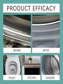 Multi-Purpose Mold And Stain Remover Cleaning Gel For Home Use, Suitable For Washing Machine Crevices, Sink And More