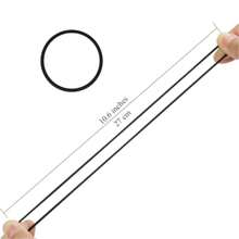 120/80/20 Pcs Black Hair Ties, Suitable For Thick Curly Ponytail Fixation, Unisex Hair Accessories (5mm)
