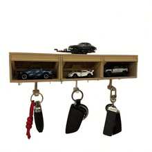 1 件 3D 车库钥匙扣，带开门功能 - 时尚壁挂式钥匙收纳盒，适合入口、走廊或办公室装饰，采用有趣实用的设计，适合汽车爱好者，采用高品质工艺制作