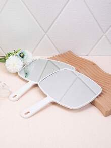 1pc/2pcs Large Handheld Makeup Mirror, Large Wall-Mounted Mirror,Cheap,Stocking Stuffers,Makeup,Makeup Tools,Cheap Stuff,Gifts,Gifts For Women,Christmas Gifts,Giveaways,Travel,Cheap Stuff,Travel Essential - Multicolor - View 4