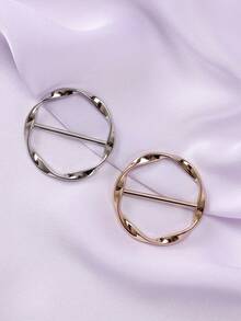 2pcs Versatile Adjustable Hijab Clip - Gold - View 11