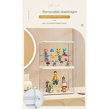 1 件透明防尘展示柜，收藏品小雕像、玩偶、模型、珠宝、化妆品展示柜