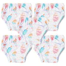 5pcs Reusable Baby Training Pants, Waterproof Washable Infant Cloth Diaper Covers, Breathable Potty Training Underwear - Multicolor - View 22