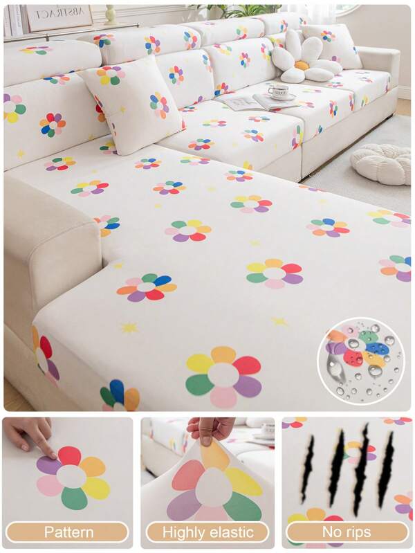 1 PC Dopamine Summer Cool Feeling Ice Silk Sofa Cover All Inclusive Universal Cover Summer Summer Cool Mat Cushion Cover Hat, Living Room 1/2/3/4 Seat Sofa Cover