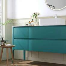 1 卷哑光蓝色自粘壁纸 15.7 英寸 X 39.3/118.1/196.8 英寸 防水可移除厚无缝动物风格图案纯绿色装饰壁纸适用于家具橱柜厨房和浴室防水墙面覆盖自然美学易于粘贴墙贴 DIY 装饰墙纸房间装饰墙面装饰卧室客厅装饰