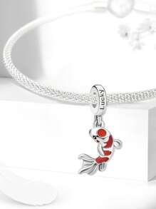 1 pièce Pendentif à la mode Koi Perles Breloques Convient pour Bracelets Femmes Bracelets Jonc DIY Fabrication de Bijoux et Assortiment Quotidien de Bijoux Décoration pour Filles