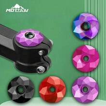 Titanium Alloy Diamond Style Road Bike Headset Cover, Mountain Bike Handlebar Top Cap, Bicycle Accessories'