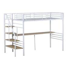Suitcases - Branco + Metal + Individual (97cm*195cm) + Mesa 1 - Visão 1