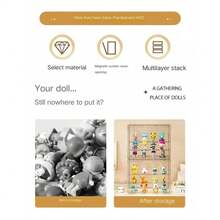 1 件透明防尘展示柜，收藏品小雕像、玩偶、模型、珠宝、化妆品展示柜