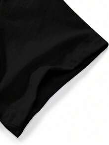 Camiseta Casual Deportiva para Hombre con Diseño de Béisbol y Helado, 100% Algodón, Resistente - Negro - Ver 3