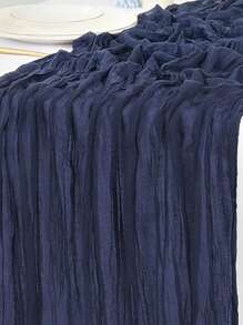 1 Stück Käsetuch Tischläufer Sommer Boho Landhaus Gaze Tischdecke 120 Zoll 10FT Käsetuch Läufer für Party Baby Dusche Heim Dekoration Feiertags Dekorationen