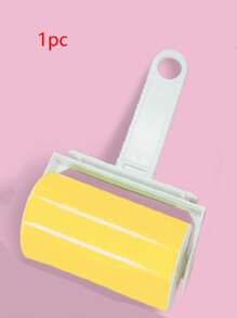 1/2pcs Reusable Lint Roller Clothes Sticky Dust Remover Brush, Washable Fabric Cleaner For Pet Hair, Lint, Dust