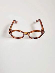 1 Peça Figura de Óculos de Plástico Macaron (Apenas os Óculos), Adequado para Decorar Várias Bonecas