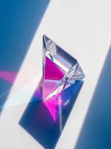 Optisches Glas X-Würfel Prisma - RGB Farbseparation, Farbmischung, Glasfasermaterial, Bildungsgeschenk, optisches Experiment Kristallglas Sonnenfänger Licht Würfel - Geschenk für Feiertage