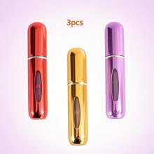 3/6Pcs Portable Mini Refillable Perfume Atomizer Bottle, Travel Size Refillable Perfume Refill Bottle - Perfume Atomizer Refillables,Portable Cosmetic Bottle , 5ml Perfume Bottle With Bottom Filling