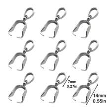 10pcs Stainless Steel Sunflower Seed Design Jewelry Accessory For Necklace Pendant DIY