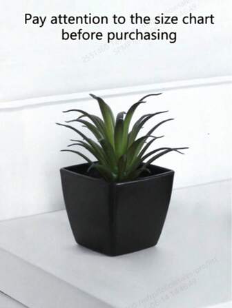 1pc/3pcs Artificial Mini Succulent Air Pineapple Grass Small Potted Plants - Home Living Room, Bedroom, Dining Table Centerpiece Decor