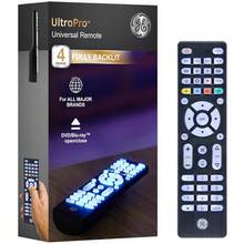 GE Blue Backlit Buttons Universal Remote Control  TV Remote Control Replacement  Remote Control For Smart TV Roku Remote Replacement Vizio  TV  4Device Brushed Black 4884365hj - 黑色 - 查看 1