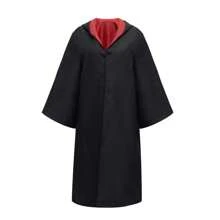 Potter Wizarding Robe Cosplay Costume Harry Halloween Cloak Wizarding Robe Performance Costume Graduation Photo Outfit; College Style Class Uniform For University Students