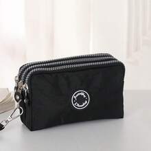 1 件男女通用斜挎手机包三拉链零钱包运动跑步臂包单肩便携钱包女款钱包 - 查看 6